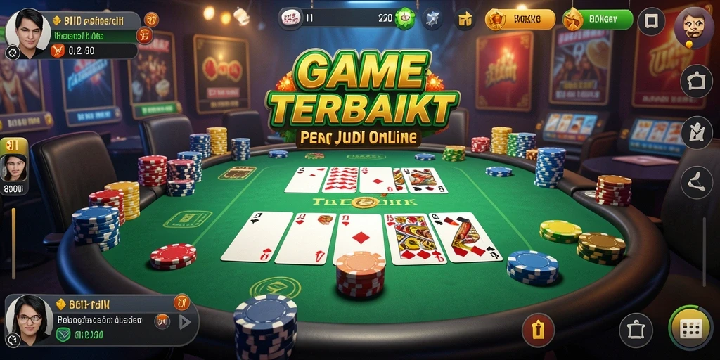 Tampilan gameplay poker yang seru di 8II.