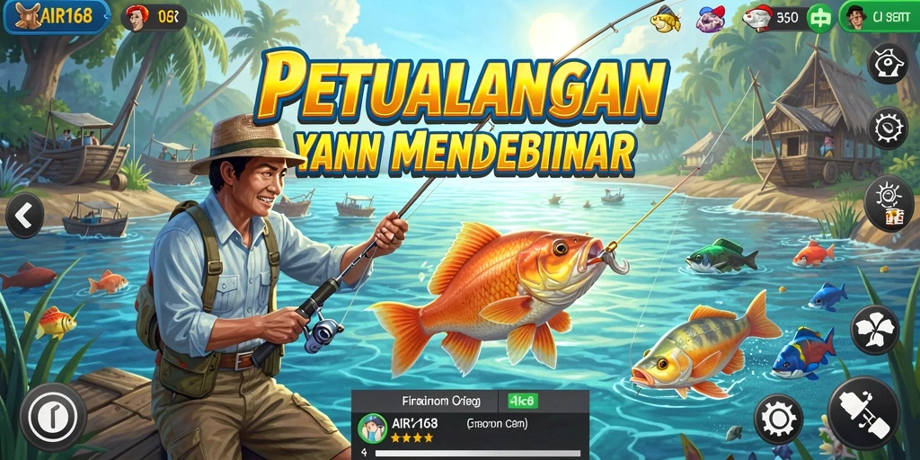 Tangkapan ikan yang seru dan grafis menawan dalam AIR168.