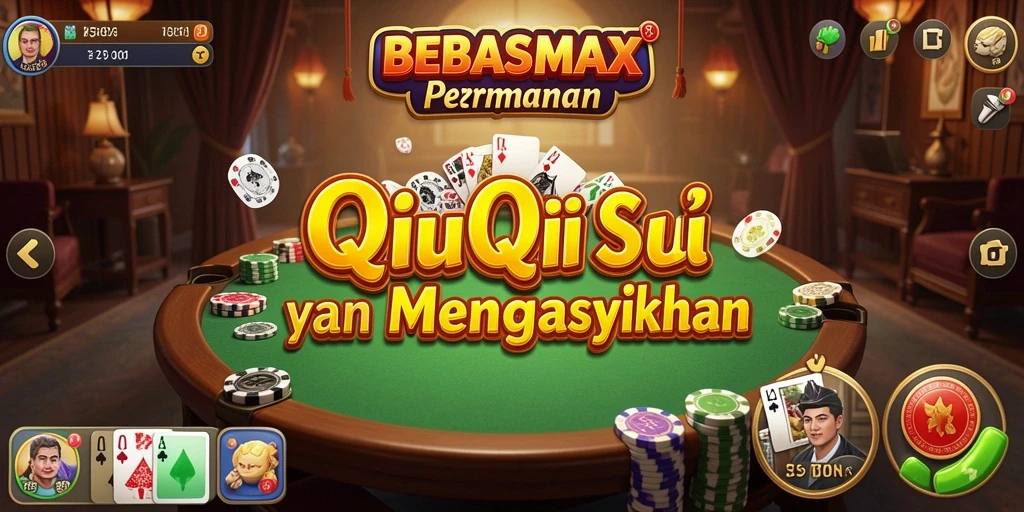 Screenshot gameplay QiuQiu dari BEBASMAX yang menarik.