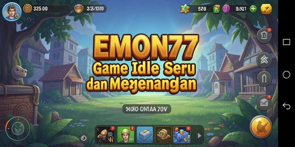 Tampilan gameplay seru dari EMON77 dalam mode Idle.