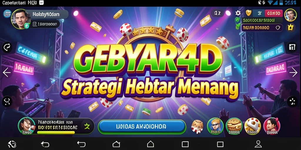 Tampilan gameplay GEBYAR4D yang menegangkan dan penuh strategi.