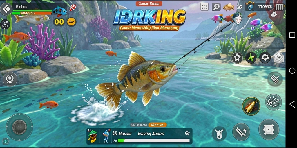 Tangkapan ikan yang mengasyikkan dalam game IDRKING.