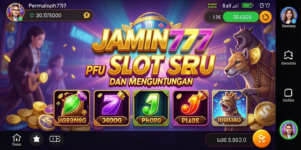 Tampilan gameplay menarik dari JAMIN777 dengan simbol-simbol Slot yang beragam.