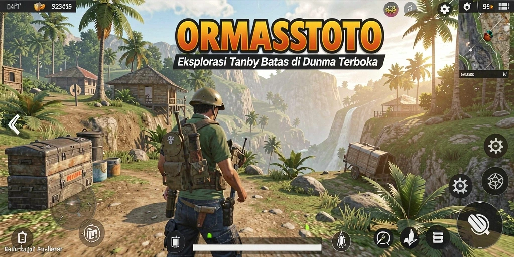 Tampilan gameplay ORMASSTOTO yang mendebarkan dalam dunia terbuka.