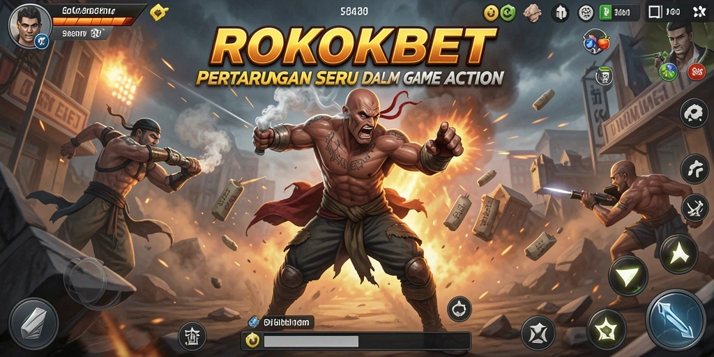 Tampilan utama ROKOKBET menunjukkan aksi seru di setiap pertarungan.