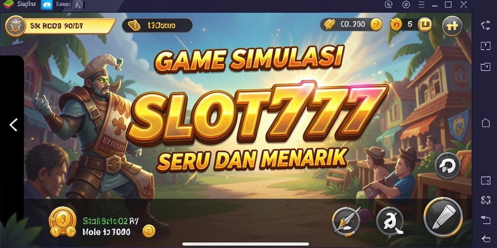 Screenshot menunjukkan gameplay SLOT777 yang seru dan interaktif.
