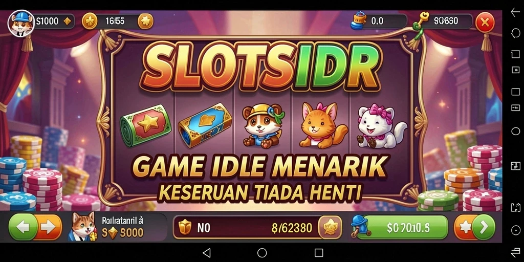 Tampilan gameplay <strong>SLOTSIDR</strong> yang menarik dengan berbagai slot yang tersedia.