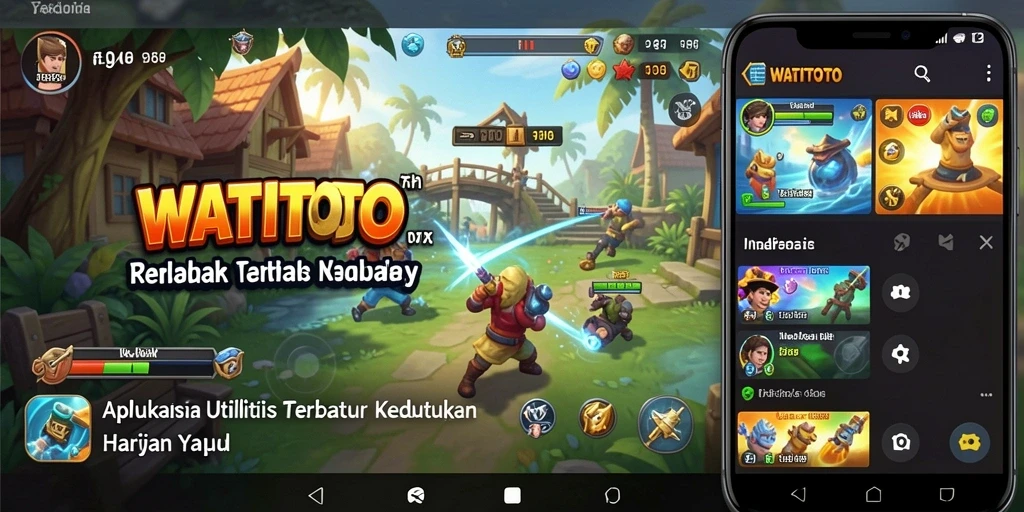 Tampilan utama WATITOTO yang menampilkan fitur pengingat dan analisis.