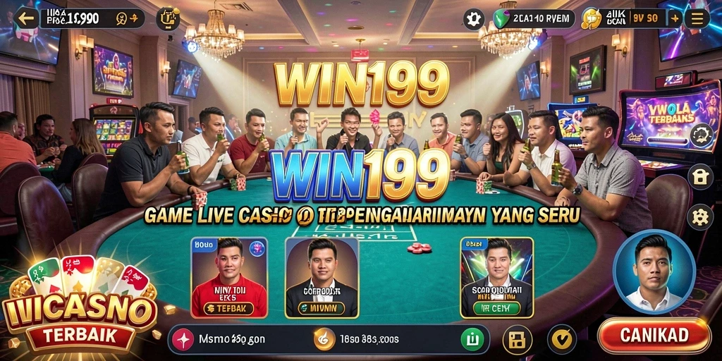 Gameplay menarik dan interaktif dalam aplikasi Live Casino WIN199.
